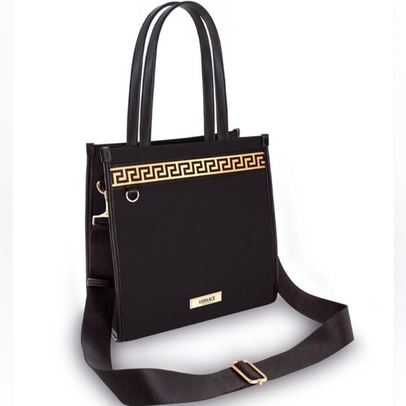 Versace Parfums 2way bag Black and Gold Shoulder Bag - Picture 3 of 10